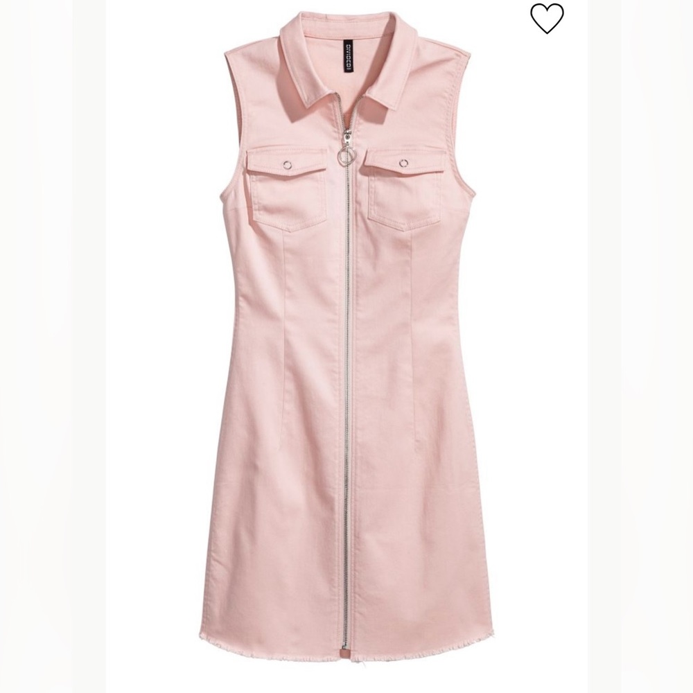 H&M Fitted Twill Dress